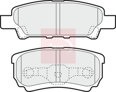 APEC Brake Pad Set, disc brake PAD1390
