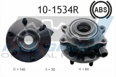 IJS GROUP 10-1534R Подшипник ступицы  для NISSAN PATHFINDER III (R51) 3.0 dCi