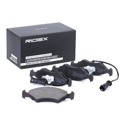 комплект спирачно феродо, дискови спирачки RIDEX 402B1268