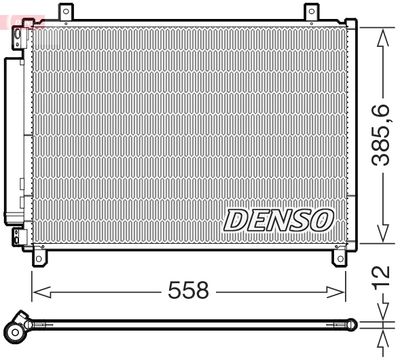 DENSO DCN47012 Радиатор кондиционера  для SUZUKI BALENO (Сузуки Балено)