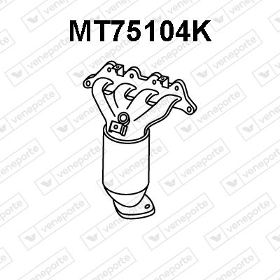 Катализатор VENEPORTE MT75104K для MITSUBISHI LANCER