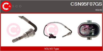 Čidlo, teplota výfukových plynů CASCO CSN95F07GS