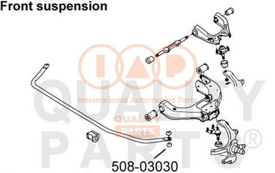 Опора, стабилизатор IAP QUALITY PARTS 508-03030 для DAIHATSU FEROZA