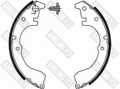 Комплект тормозных колодок GIRLING 5182879 для TOYOTA RAUM