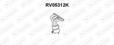Катализатор коллектора VENEPORTE RV05312K для ROVER 25