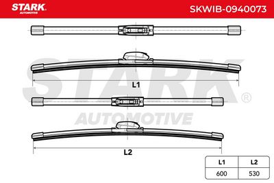 перо на чистачка STARK SKWIB-0940073