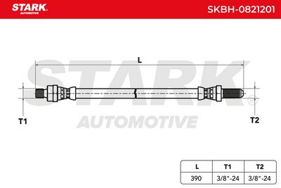 спирачен маркуч STARK SKBH-0821201