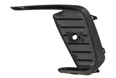 Voorbumper afdekking Voor Rechts ((EN) Radar holder  met zwarte streep, met parkeersensor gaten, black-matt) past: OPEL CROSSLAND X 10.20-
