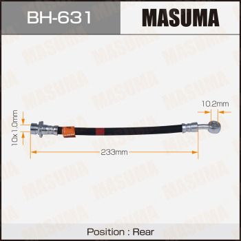 Тормозной шланг MASUMA BH-631 для HONDA JAZZ