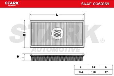 въздушен филтър STARK SKAF-0060169