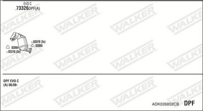 SISTEM DE ESAPAMENT WALKER ADK026852CB