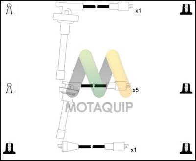 Комплект проводов зажигания MOTAQUIP LDRL1836 для PORSCHE 911