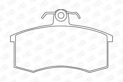 BREMSBELAGSATZ SCHEIBENBREMSE CHAMPION 571346CH 1