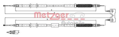 Тросик, cтояночный тормоз METZGER 11.5771 для OPEL CORSA