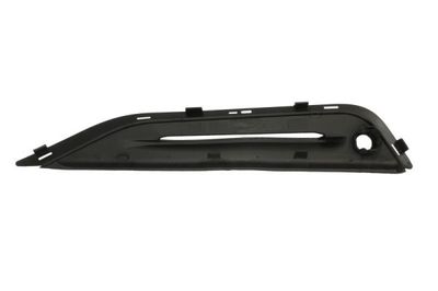 Voorbumper afdekking Voor Links (met parkeersensor gaten, plastic, zwart) past: VOLVO S60 II 10.13-02.19