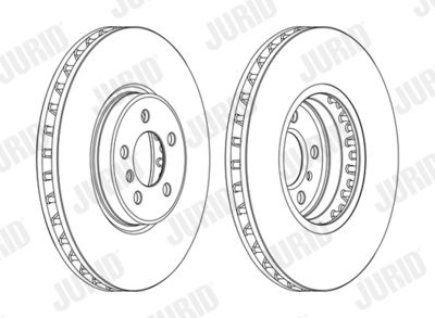 JURID 562522JC-1 Тормозные диски  для BMW X6 (Бмв X6)