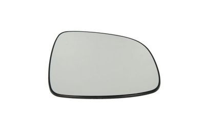 Zijspiegel glas Rechts (in reliëf, met verwarming) past: FIAT SEDICI SUZUKI SX4 06.06-12.15