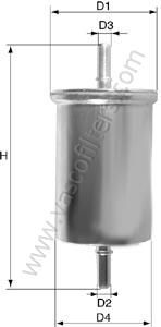 FILTRU COMBUSTIBIL DAVID VASCO S062 1