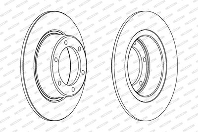 BREMSSCHEIBE FERODO DDF011 1
