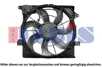 AKS DASIS 568135N Вентилятор системы охлаждения двигателя  для KIA SPORTAGE (Киа Спортаге)