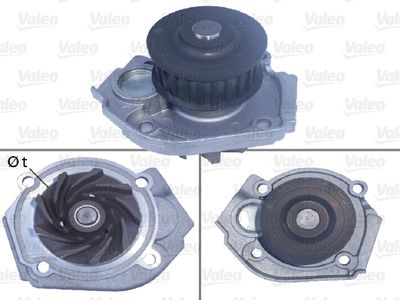 Water Pump, engine cooling 506967