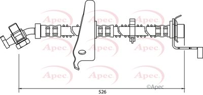 Brake Hose APEC HOS4027