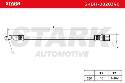 спирачен маркуч STARK SKBH-0820340