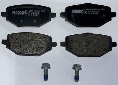 Remblokken set Achter , past: RENAULT CAPTUR II, MEGANE IV, SYMBIOZ 1.6H/1.8H 05.20-