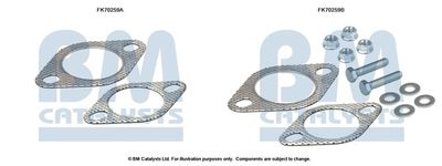 Монтажен комплект, изпускателна тръба BM Catalysts FK70259