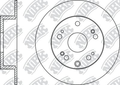 NiBK RN1407 Тормозные диски  для HONDA ACCORD (Хонда Аккорд)