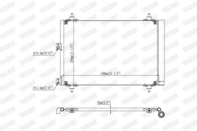 CONDENSATOR CLIMATIZARE WALKER WCD00380 7