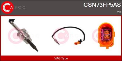 SENZOR TEMPERATURA GAZE EVACUARE