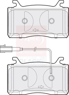 APEC Brake Pad Set, disc brake PAD2206B