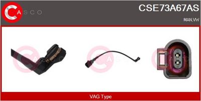 SENZOR DE AVERTIZARE UZURA PLACUTE DE FRANA