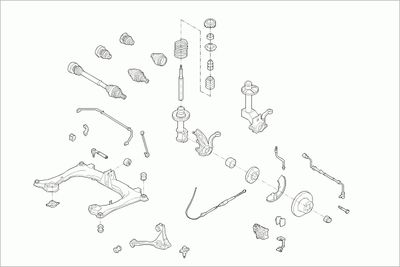 RADAUFHäNGUNG LEMFÖRDER AUDI80B3RL007