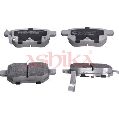 комплект спирачно феродо, дискови спирачки ASHIKA 51-00-0026