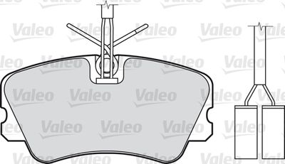 Комплект тормозных колодок, дисковый тормоз VALEO 598289 для ALFA ROMEO 33