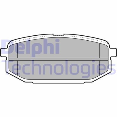 Комплект тормозных колодок, дисковый тормоз DELPHI LP2088 для HYUNDAI EQUUS
