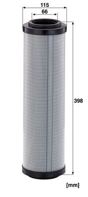 Hydraulisch filter (patroon) past: VOEGELE MT 3000-2 (07.61), 1900, 1900-3I, 1903, 2100, 3000-2 (08,74) WIRTGEN SP250, W200I, W250I, WR2000, WR2400, WR250, WR2500 S