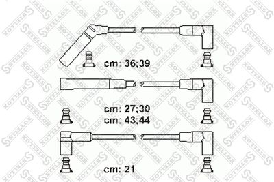 Комплект проводов зажигания STELLOX 10-38209-SX для JEEP CHEROKEE