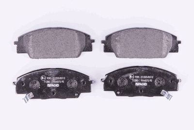 Комплект тормозных колодок, дисковый тормоз HELLA 8DB 355 009-731 для ACURA RSX