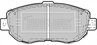 BORG & BECK BBP1353 Тормозные колодки и сигнализаторы  для LEXUS GS (JZS147_) 300 (JZS147_)