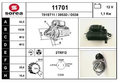 Startér EAI 11701