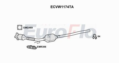 Katalizator EUROFLO 5N0254501AX