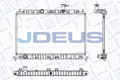 Радиатор, охлаждение двигателя JDEUS 065M07 для KIA RIO