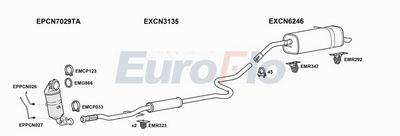 Układ wydechowy EUROFLO CNC3AI121007D