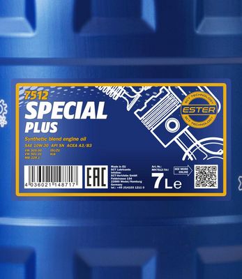 Motorolja MANNOL 7512 SPECIAL PLUS 10W30 7 Liter MN7512-7