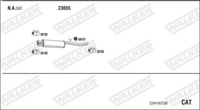 Изпускателна система WALKER CIH16728
