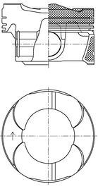 PISTON KOLBENSCHMIDT 41991600 2