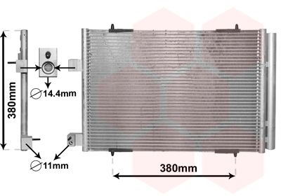 VAN WEZEL Condensor, airconditioning (09005274)